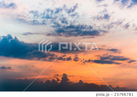 Dramatic landscape sunset 23766781
