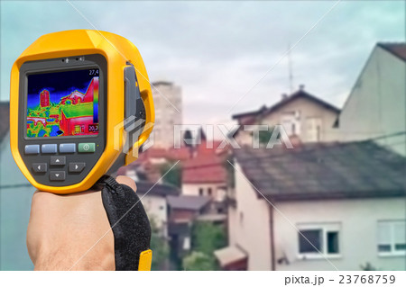 Recording Buildings With Thermal Camera 23768759