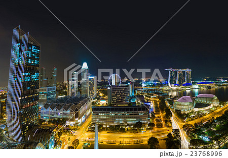 Singapore city skyline 23768996