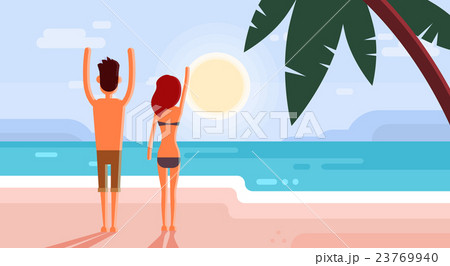 Couple On Summer Vacation Holiday Tropical Ocean 23769940