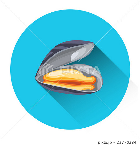 Mussel Fresh Seafood Icon 23770234