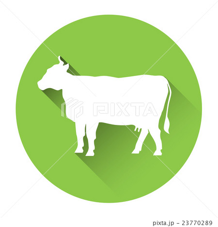Cow Farm Animal Silhouette Icon 23770289