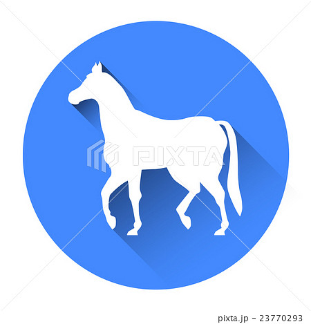 Horse Farm Animal Silhouette Icon 23770293