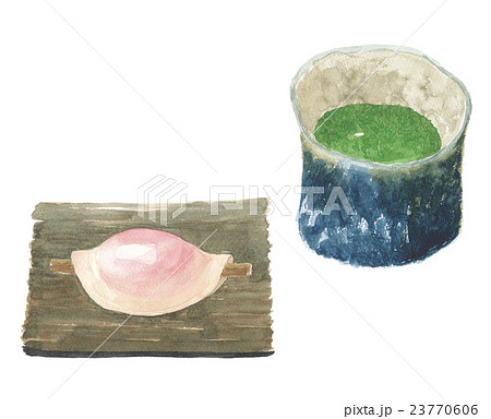 抹茶と花びら餅 23770606