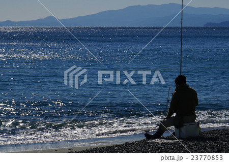 釣り人のシルエット 釣り人のシルエット 23770853