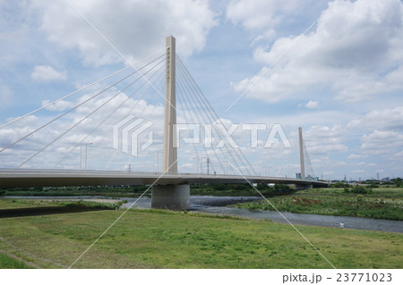 府中四谷橋　多摩市　多摩川 23771023