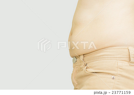 女性のぽっちゃりおなか 23771159