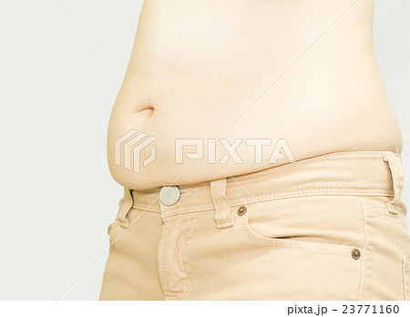 女性のぽっちゃりおなか 女性のぽっちゃりおなか 23771160