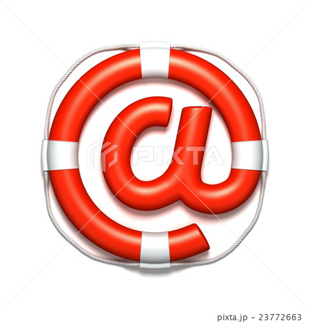 アットマークの形をした浮輪 アットマークの形をした浮輪 23772663