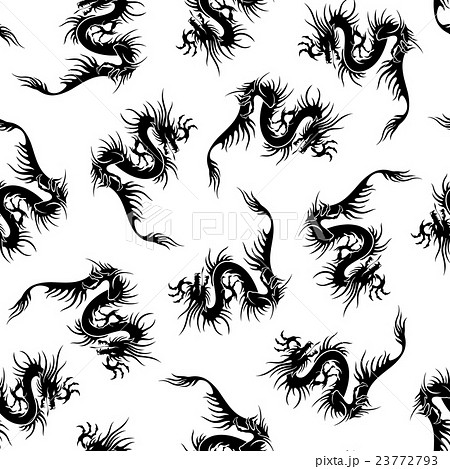 ドラゴンのパターン 23772793