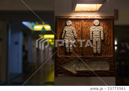 wooden toilet signs with icon male and female wooden toilet signs with icon male and female 23773561