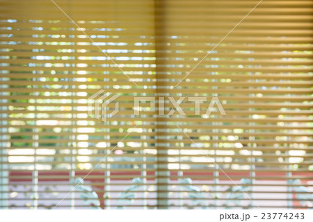 window blinds open in home, image blur background 23774243