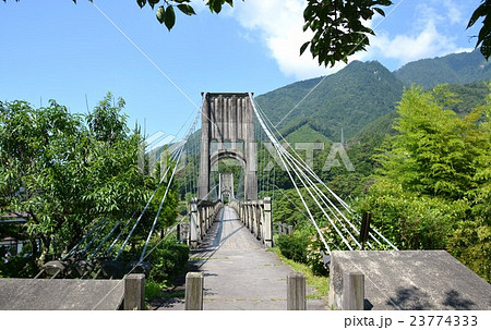 桃介橋 吊橋 木橋 桃介橋 吊橋 木橋 23774333