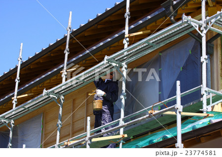 建築足場塗装工事 建築足場塗装工事 23774581
