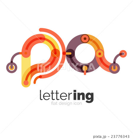 Linear business logo letter 23776343