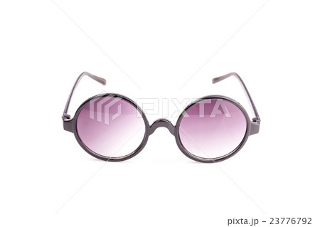 Close up black eye glasses isolated on white Close up black eye glasses isolated on white 23776792