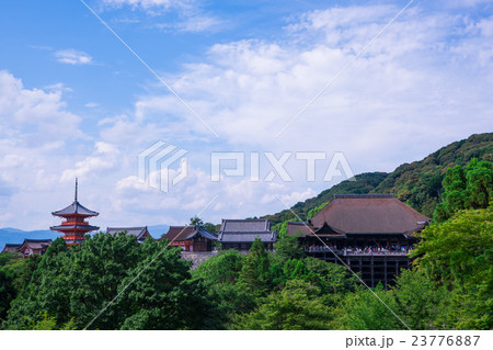 清水寺　清水の舞台　三重塔 23776887