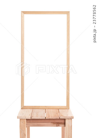 Blank of wooden frame isolated on white Blank of wooden frame isolated on white 23778562