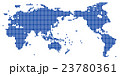 世界　地図　四角　アイコン 23780361