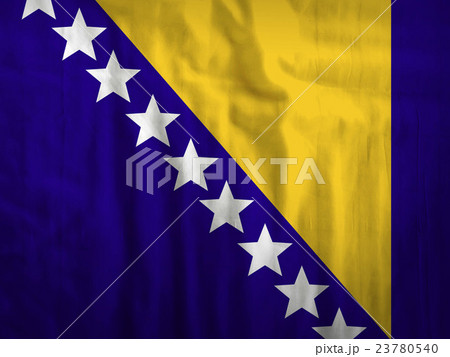 Fabric Bosnia and Herzegovia flag background 23780540