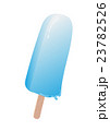 Blue ice cream on a stick isolated, white background 23782526