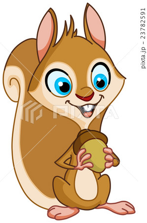 Squirrel with nut Squirrel with nut 23782591