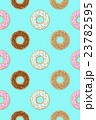 Donut seamless pattern. Vector illustration 23782595