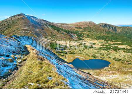 Blue lake in the mountains Blue lake in the mountains 23784445