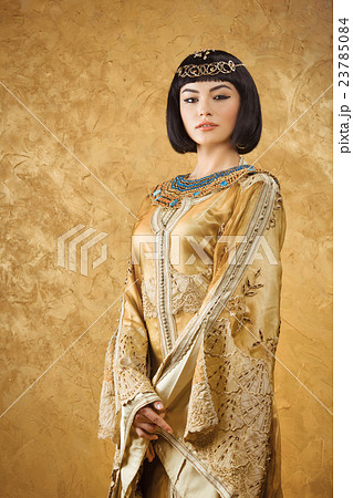 Beautiful woman like Egyptian Queen Cleopatra on 23785084