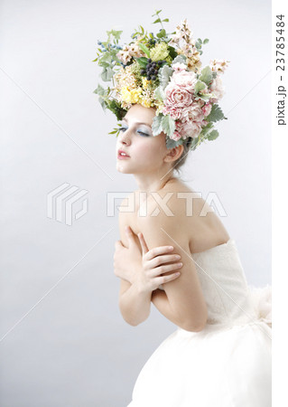 ブライダルビューティーショット フラワーヘアー ブライダルビューティーショット フラワーヘアー 23785484