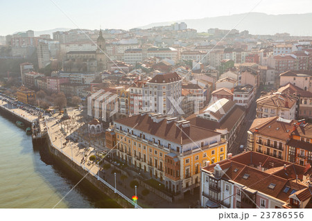 Portugalete Spain, view from the suspension bridge 23786556
