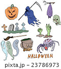 Vector seamless pattern for Halloween. Pumpkin 23786973