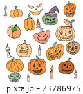 Vector seamless pattern for Halloween. Pumpkin 23786975