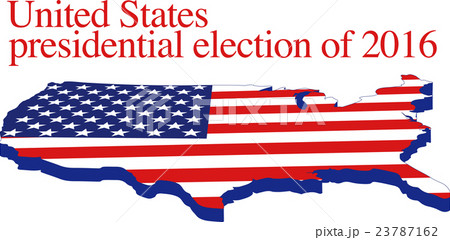 アメリカ 大統領選挙のイラスト素材