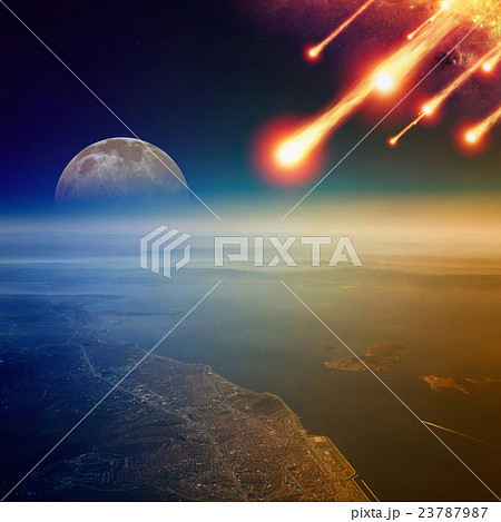 Asteroid impact, end of world, judgment day Asteroid impact, end of world, judgment day 23787987
