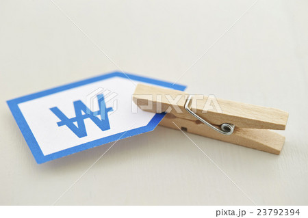 韓国ウォン通貨記号 23792394