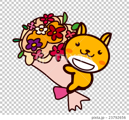 Bouquets and animals series 23792656