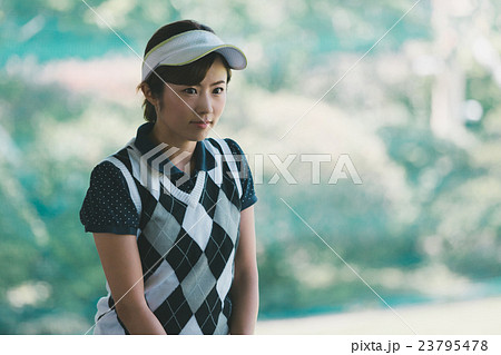 Japanese woman golfer , housewife Japanese woman golfer , housewife 23795478