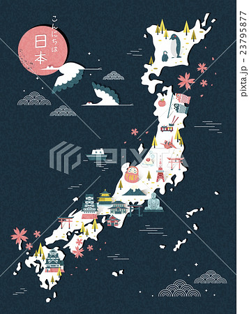 Japan travel map 23795877