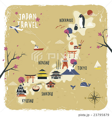 Japan travel map Japan travel map 23795879