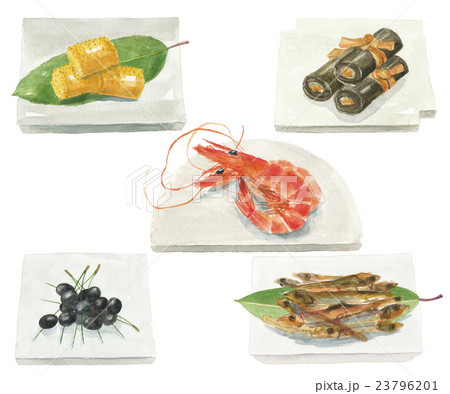 おせち料理五品 23796201