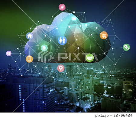 CPS（Cyber-Physical System）アブストラクトイメージ 23796434