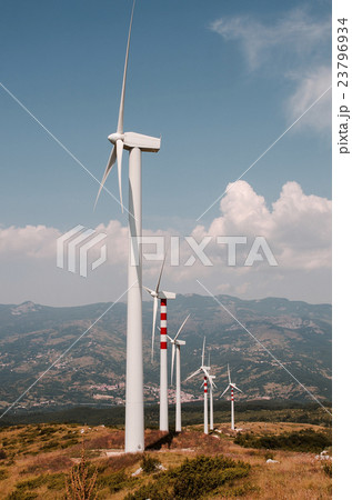 wind turbines landscape 23796934