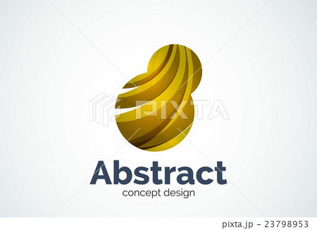 Abstract bubble logo template, thinking cloud 23798953