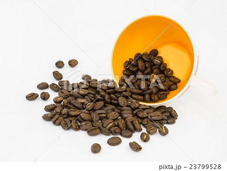コーヒー豆とカップ コーヒー豆とカップ 23799528