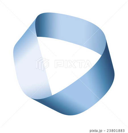 Blue Moebius strip or Mobius band Blue Moebius strip or Mobius band 23801883