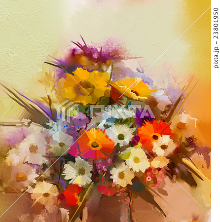 Oil painting flowers in vase Oil painting flowers in vase 23801950