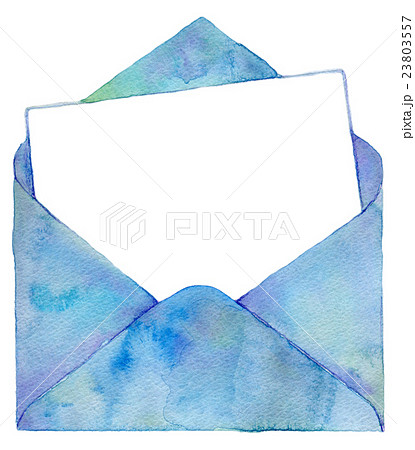 水彩イラスト 封筒のイラスト素材 23803557 Pixta