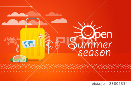 Travel bag vector illustration. Vacation concept Travel bag vector illustration. Vacation concept 23805354