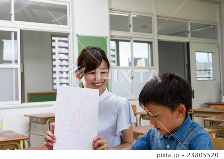 テストを嫌がる小学生　受験　プレッシャー 23805520